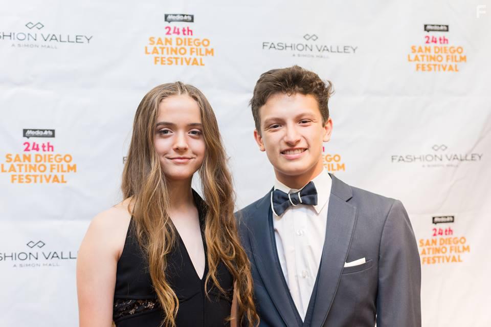 Sophia Mickelson and Jordi Bertran at the San Diego Lation Film Festival screening of Ruta Madre