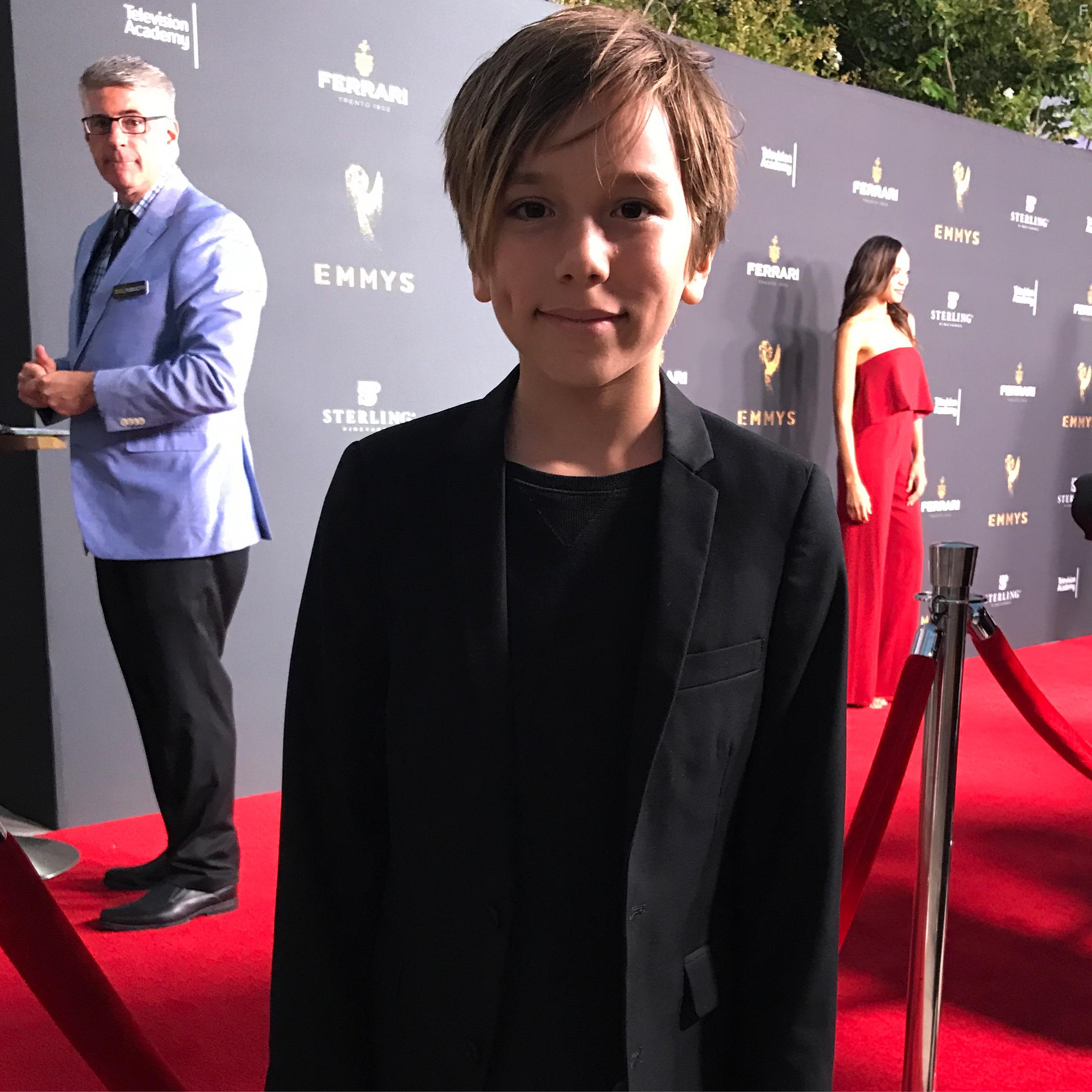 Dylan Lawson attending premiere and screening of Captain Black.