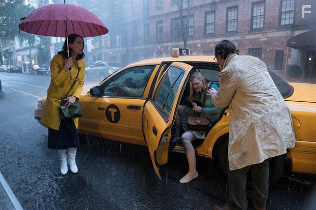 Jude Law, Rebecca Hall, and Elle Fanning in A Rainy Day in New York (2019)