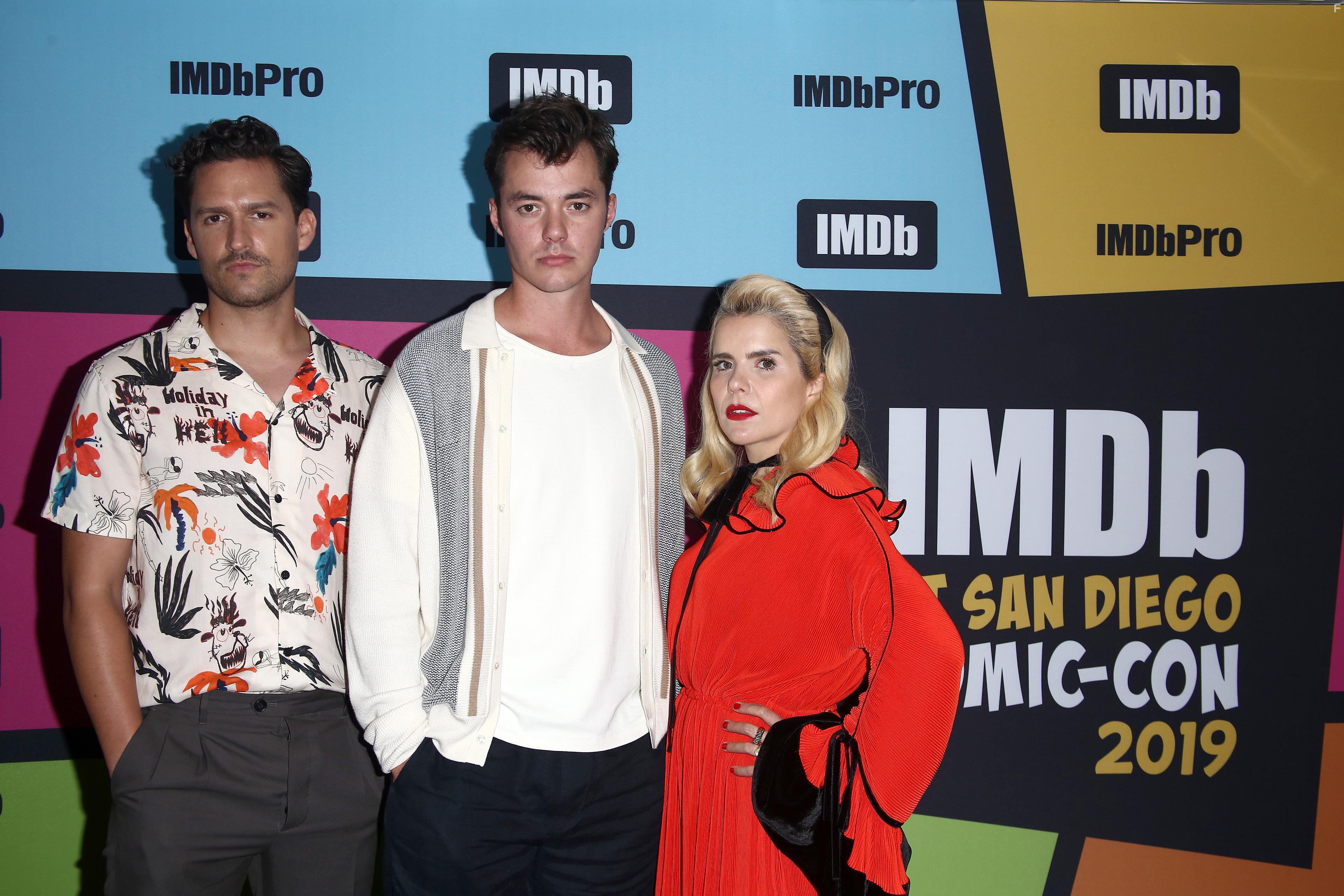 Jack Bannon, Paloma Faith, and Ben Aldridge at an event for IMDb at San Diego Comic-Con (2016)