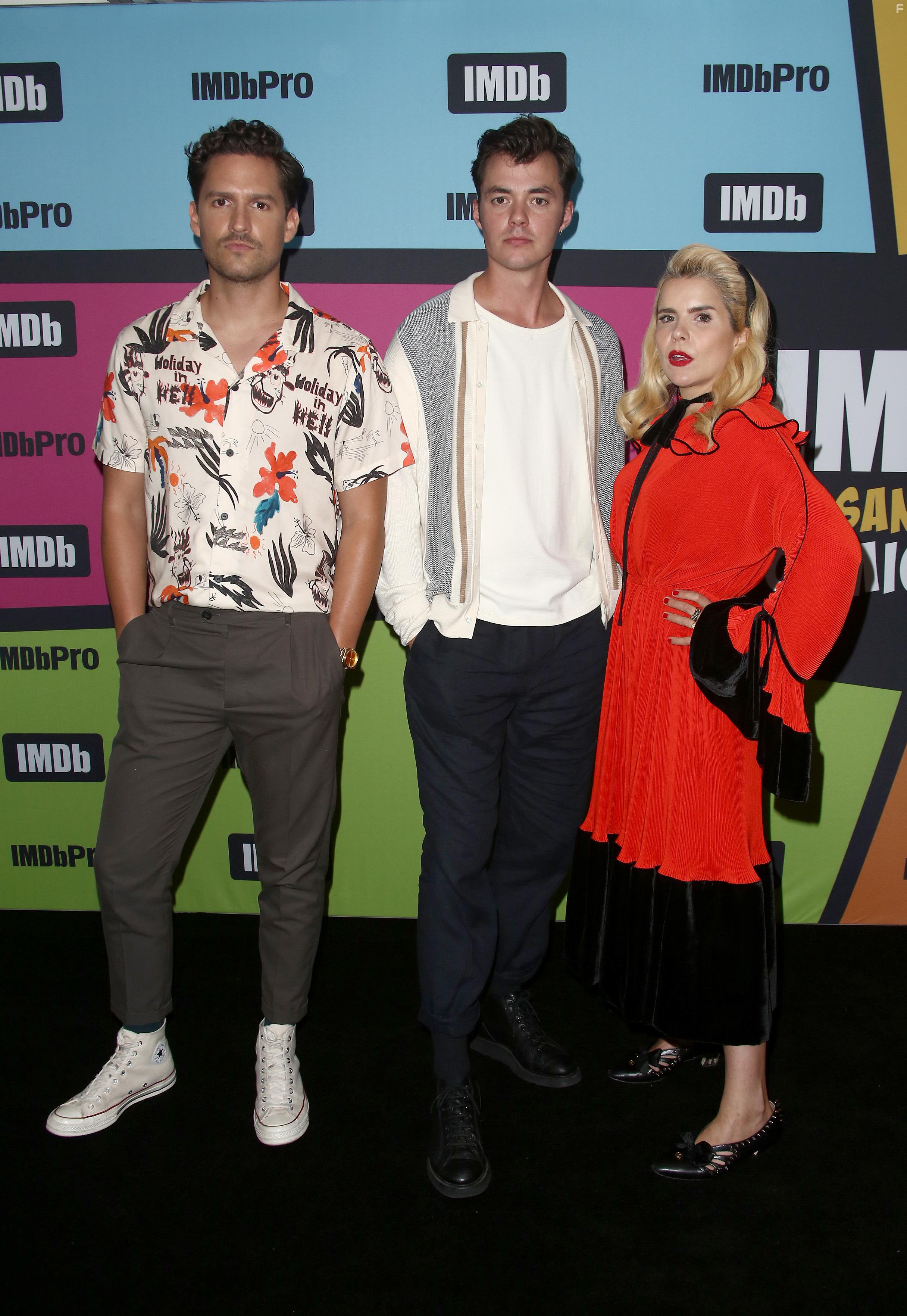 Jack Bannon, Paloma Faith, and Ben Aldridge at an event for IMDb at San Diego Comic-Con (2016)