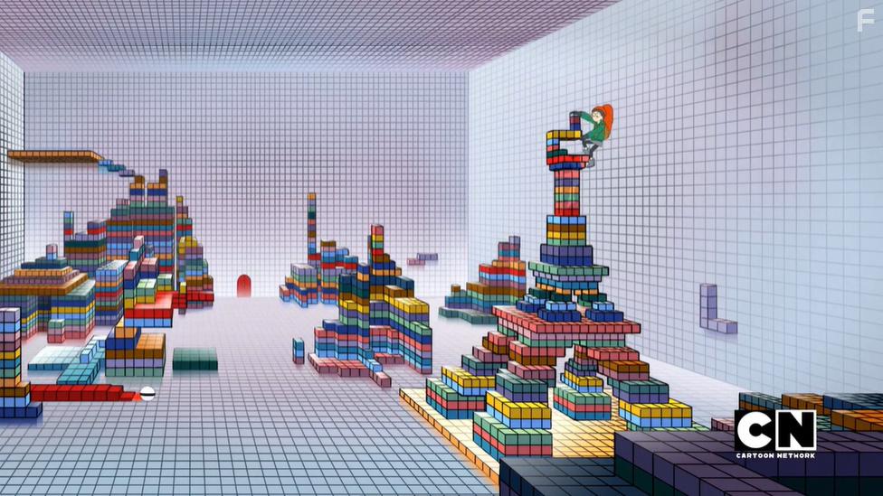 Jeremy Crutchley, Reagan Gomez-Preston, Ashley Johnson, and Owen Dennis in Infinity Train: The Grid Car (2019)