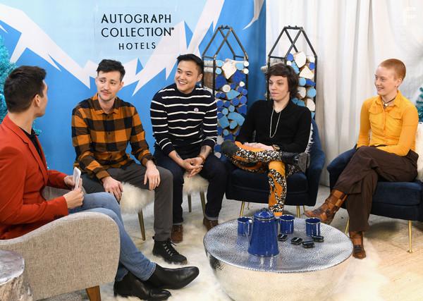 Leo Sheng at Vulture Studio for 'Adam.' Sundance Film Festival 2019.