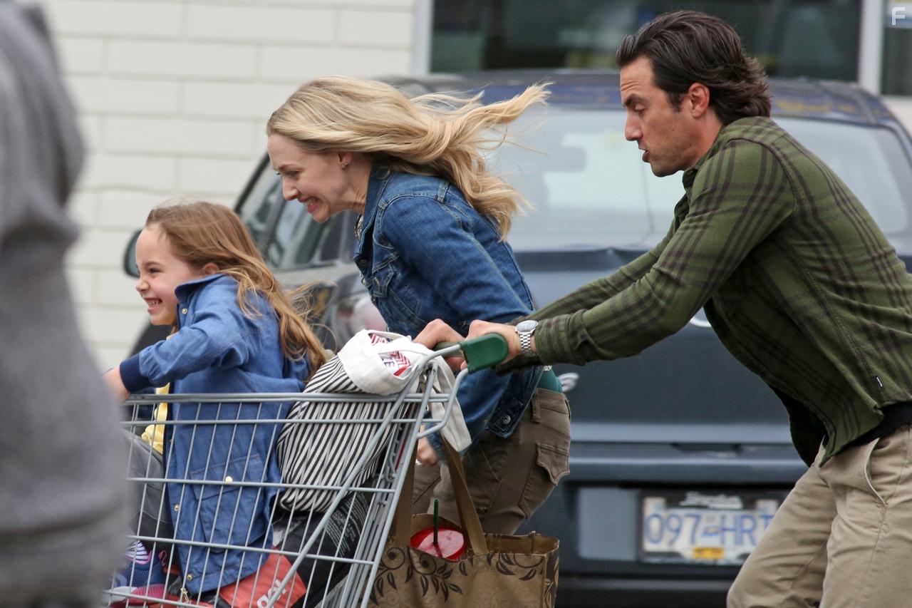 Milo Ventimiglia and Amanda Seyfried in The Art of Racing in the Rain (2019)