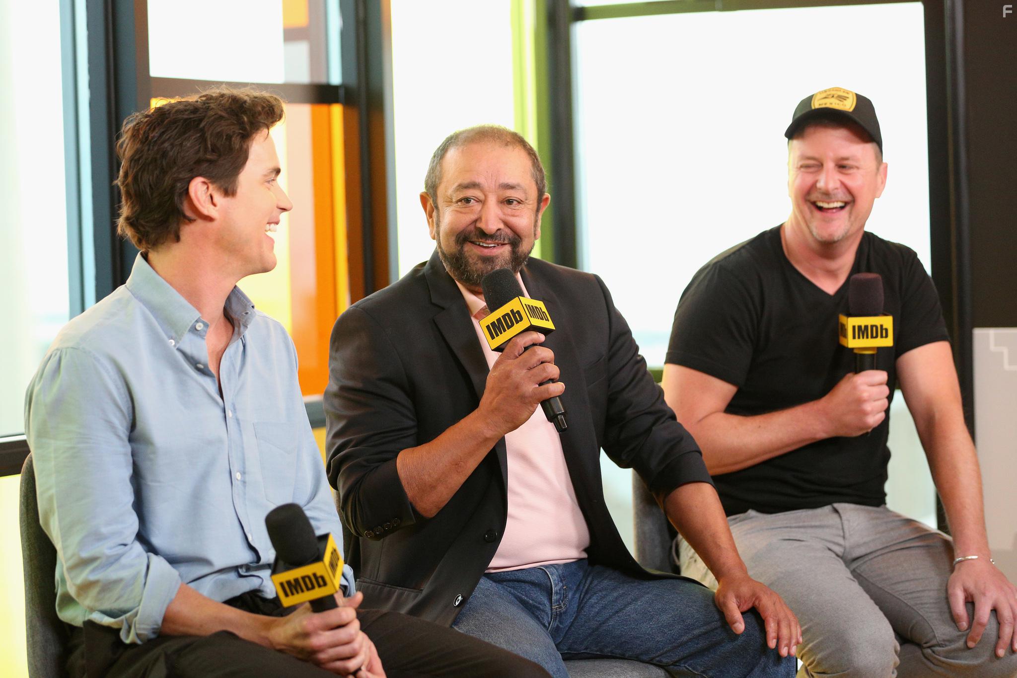 Matt Bomer, Alejandro Patio, and John Butler at an event for Papi Chulo (2018)