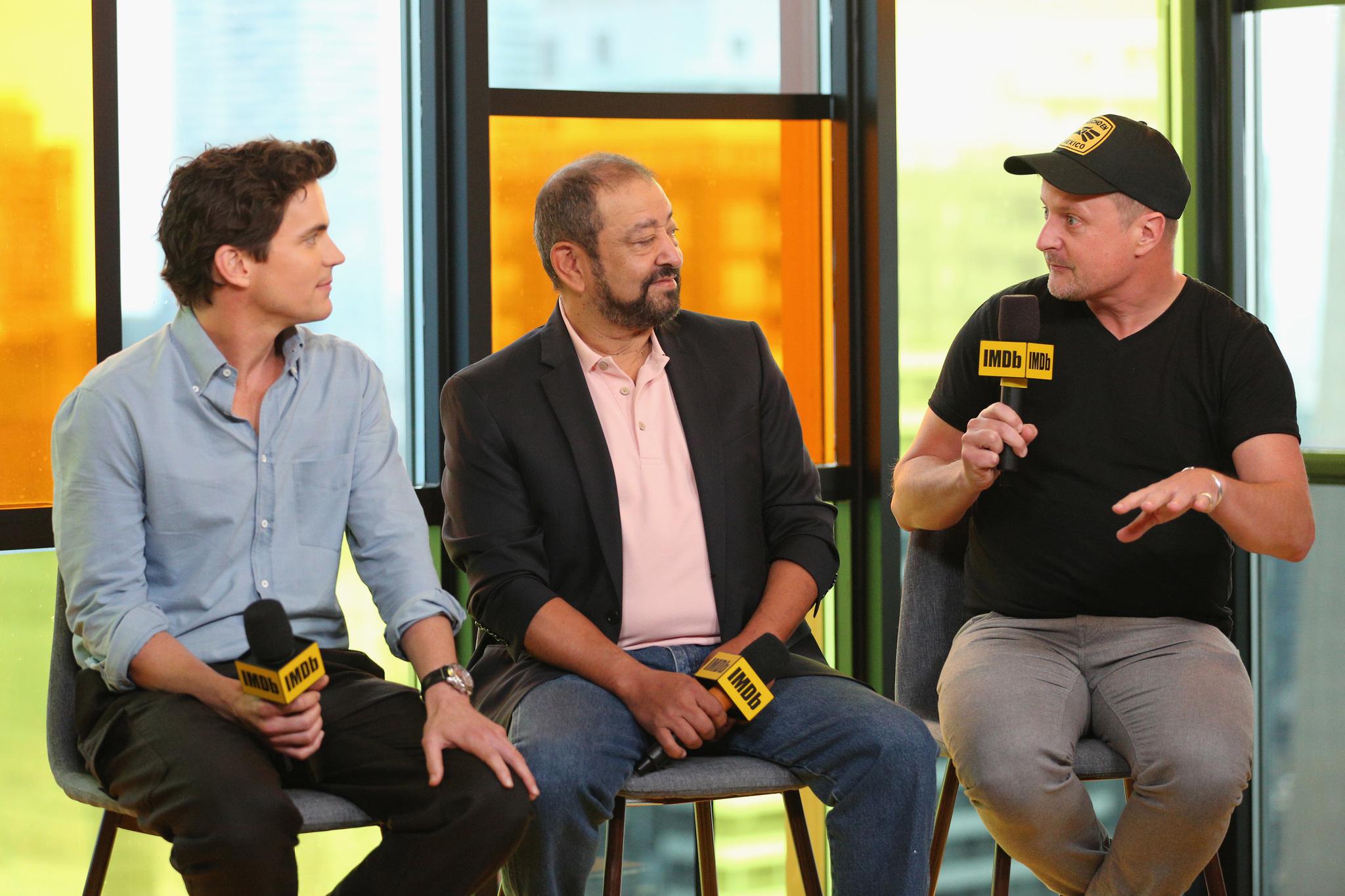 Matt Bomer, Alejandro Patio, and John Butler at an event for Papi Chulo (2018)