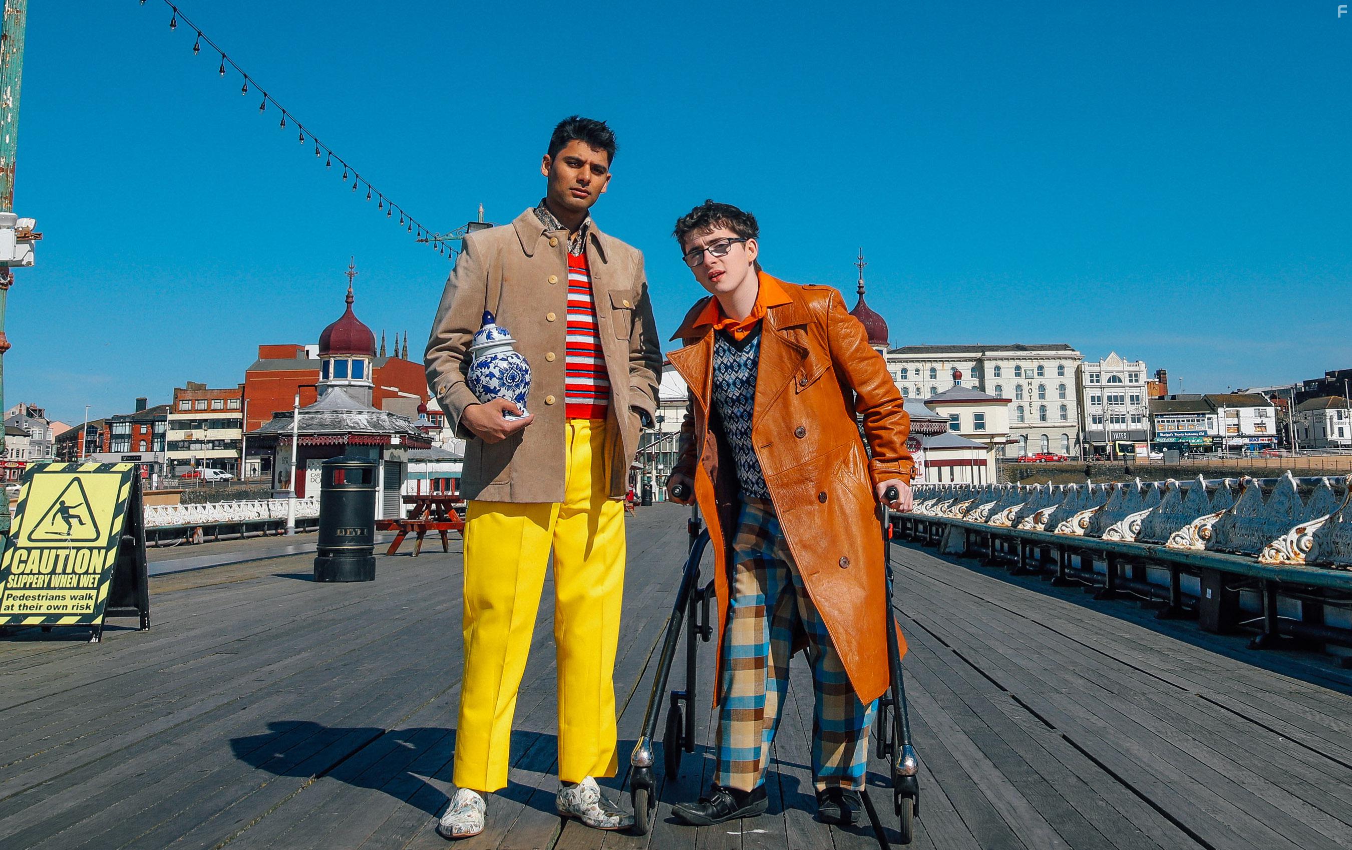 Antonio Aakeel and Jack Carroll in Eaten by Lions (2018)