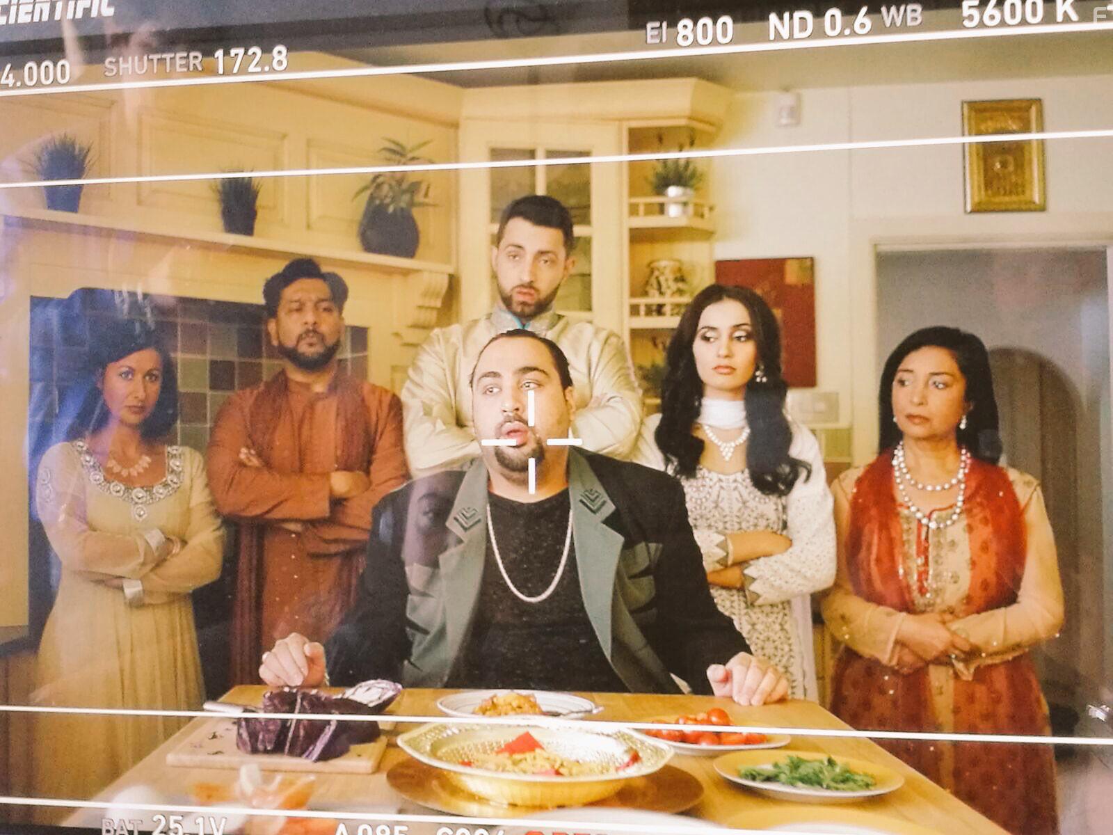 Neelam Bakshi, Nitin Ganatra, Hayley Tamaddon, Naithan Ariane, Asim Chaudhry, and Shila Iqbal in Eaten by Lions (2018)