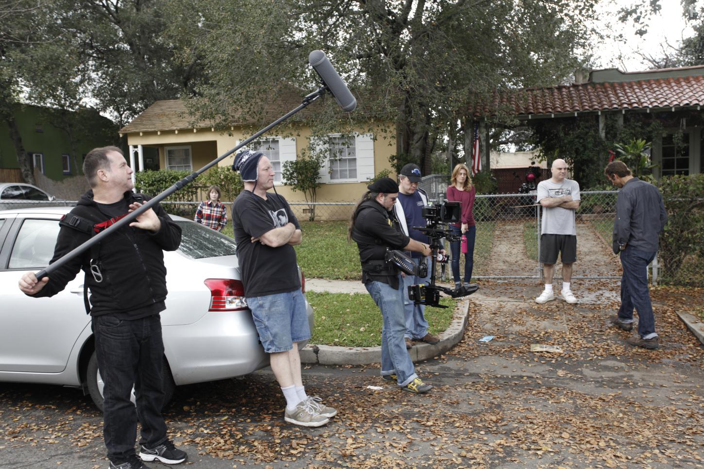 Thomas Murtagh, John Bennett, Amber Waller, and Sam Rodd in The Ascent (2017)