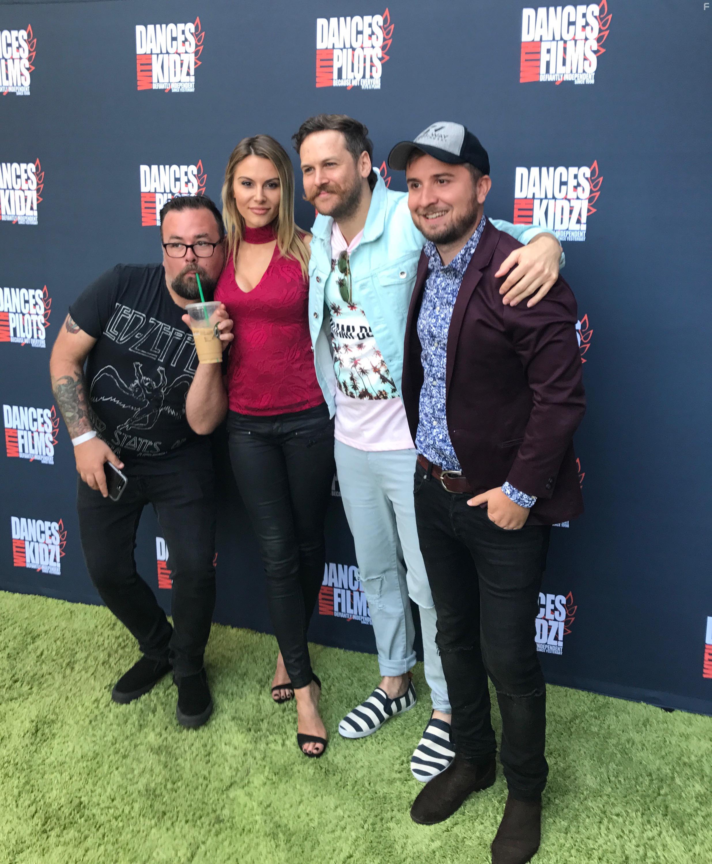 Jackie Moore, Ryan Gregory Phillips, Kevin Renwick, and Lee Miles at an event for Grief (2017)