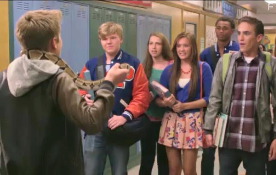 Nicholas Furu, Owen Joyner, Vanessa Howard, and Chazz Nittolo in 100 Things to Do Before High School (2014)