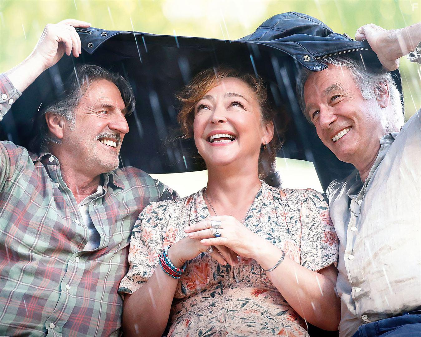 Daniel Auteuil, Catherine Frot, and Bernard Le Coq in Qui m'aime me suive! (2019)