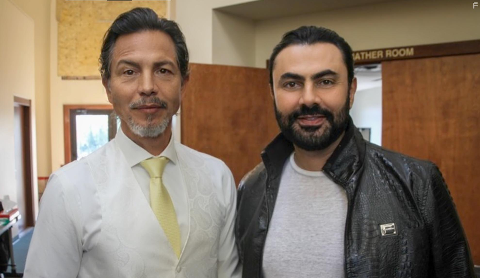 Benjamin Bratt and Mohamed Karim in A Score to Settle (2019)