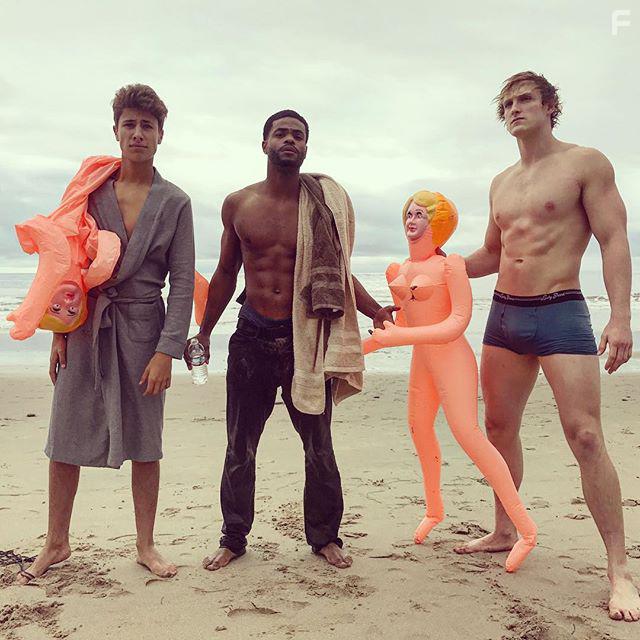 Andrew Bachelor, Logan Paul, and Juanpa Zurita in Airplane Mode (2019)