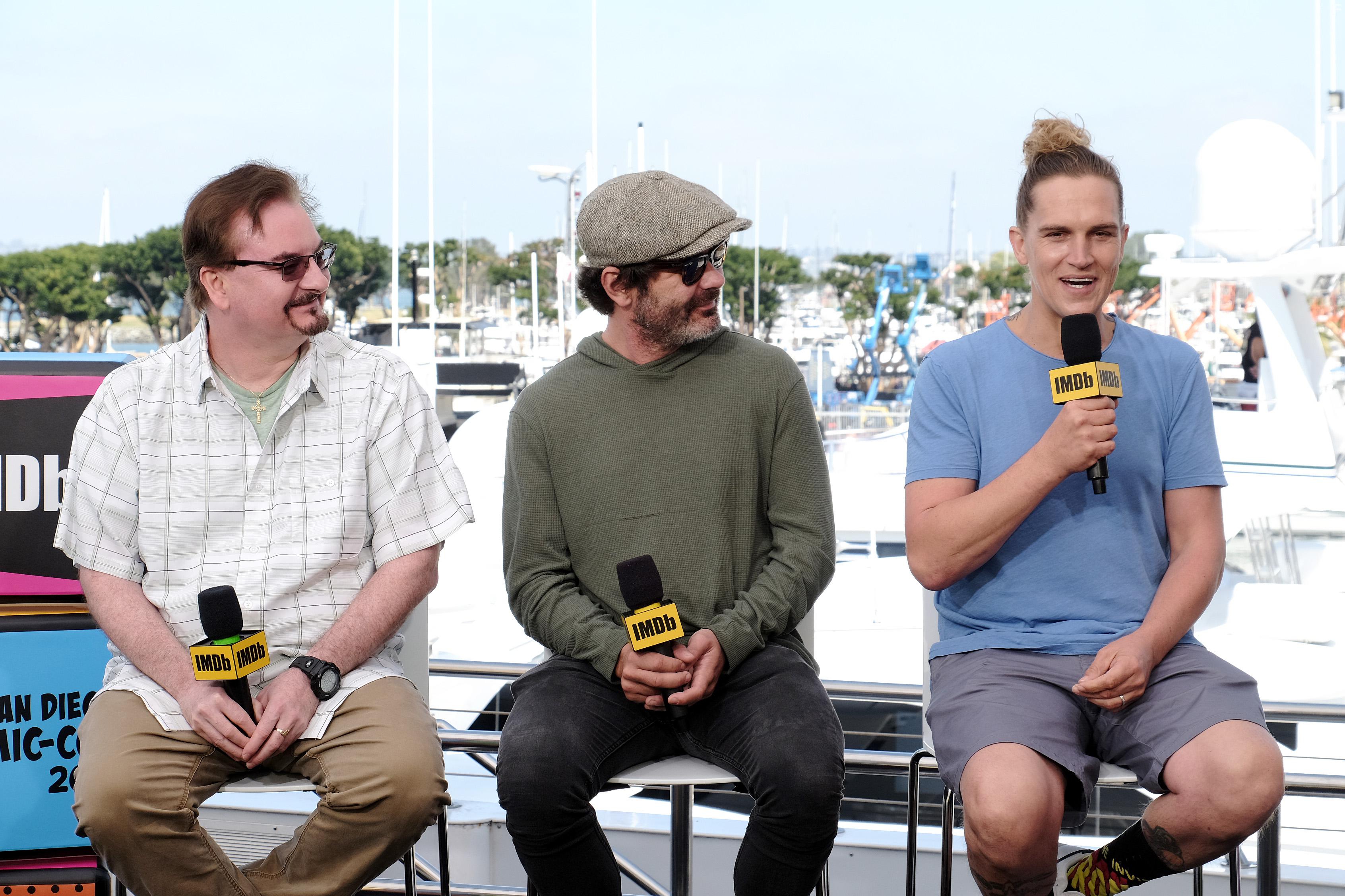 Jason Mewes, Brian O'Halloran, and Mickey Gooch Jr. at an event for IMDb at San Diego Comic-Con (2016)
