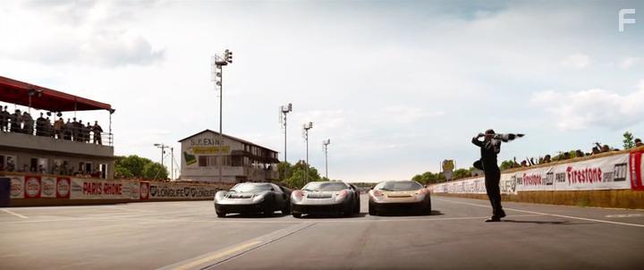 Christian Bale, Gary Sievers, and Jim Marsilio in Le Mans '66 (2019)