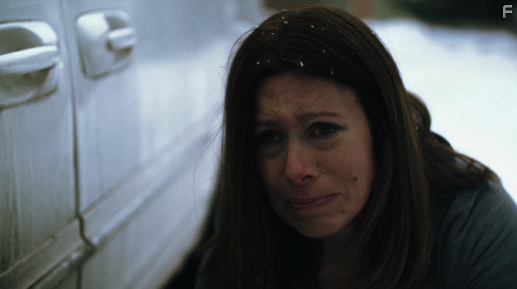 Screen shot of actress Heather Fairbanks as 'Mary' in the feature film 'Thaw of the Dead' (2107) directed by David Marek with DP Matthew von Dayton.