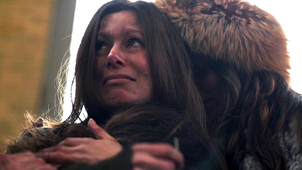 Screen shot of actress Heather Fairbanks as 'Mary' in the feature film 'Thaw of the Dead' (2107) directed by David Marek with DP Matthew von Dayton.