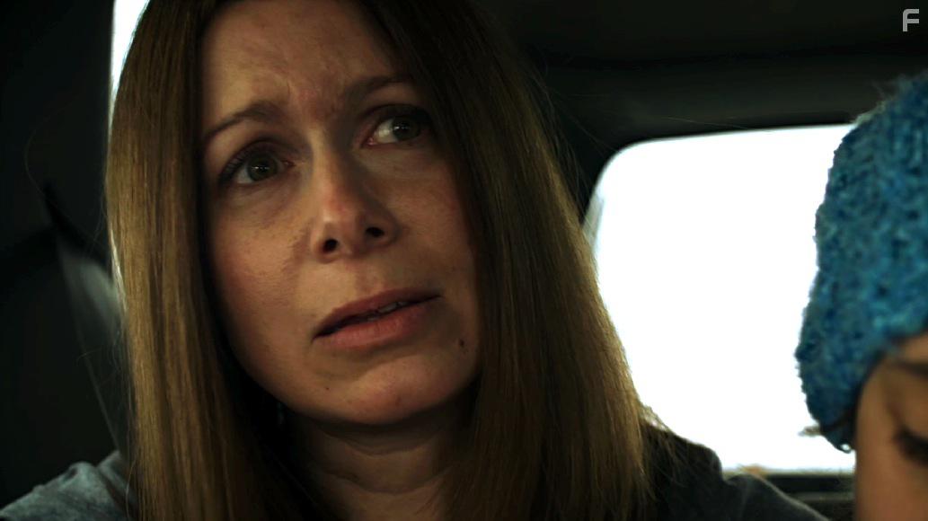 Screen shot of actress Heather Fairbanks as 'Mary' in the feature film 'Thaw of the Dead' (2107) directed by David Marek with DP Matthew von Dayton.