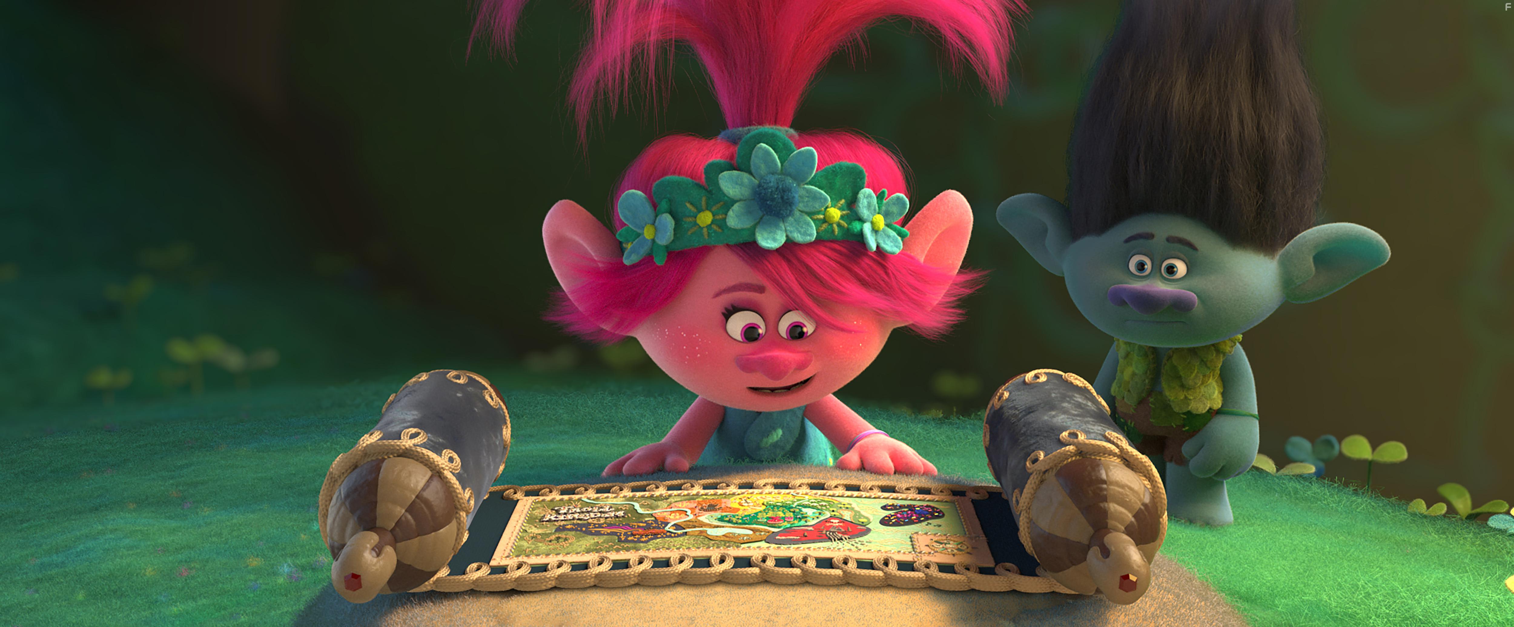 Justin Timberlake and Anna Kendrick in Trolls World Tour (2020)