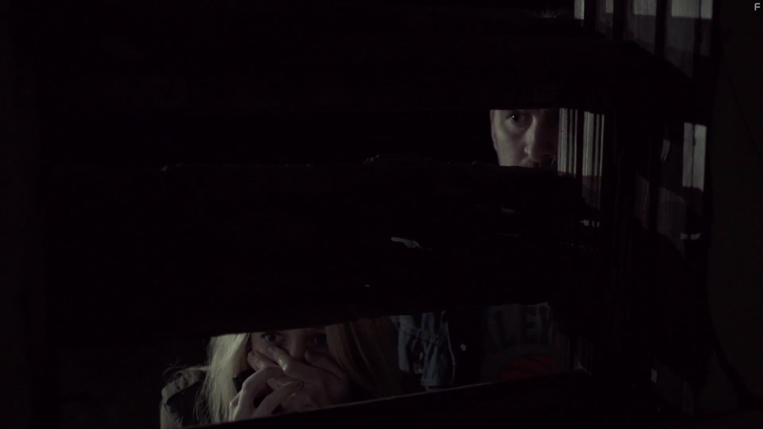 Adam Hampton and Alissa Ford in The Harvesters (2017)