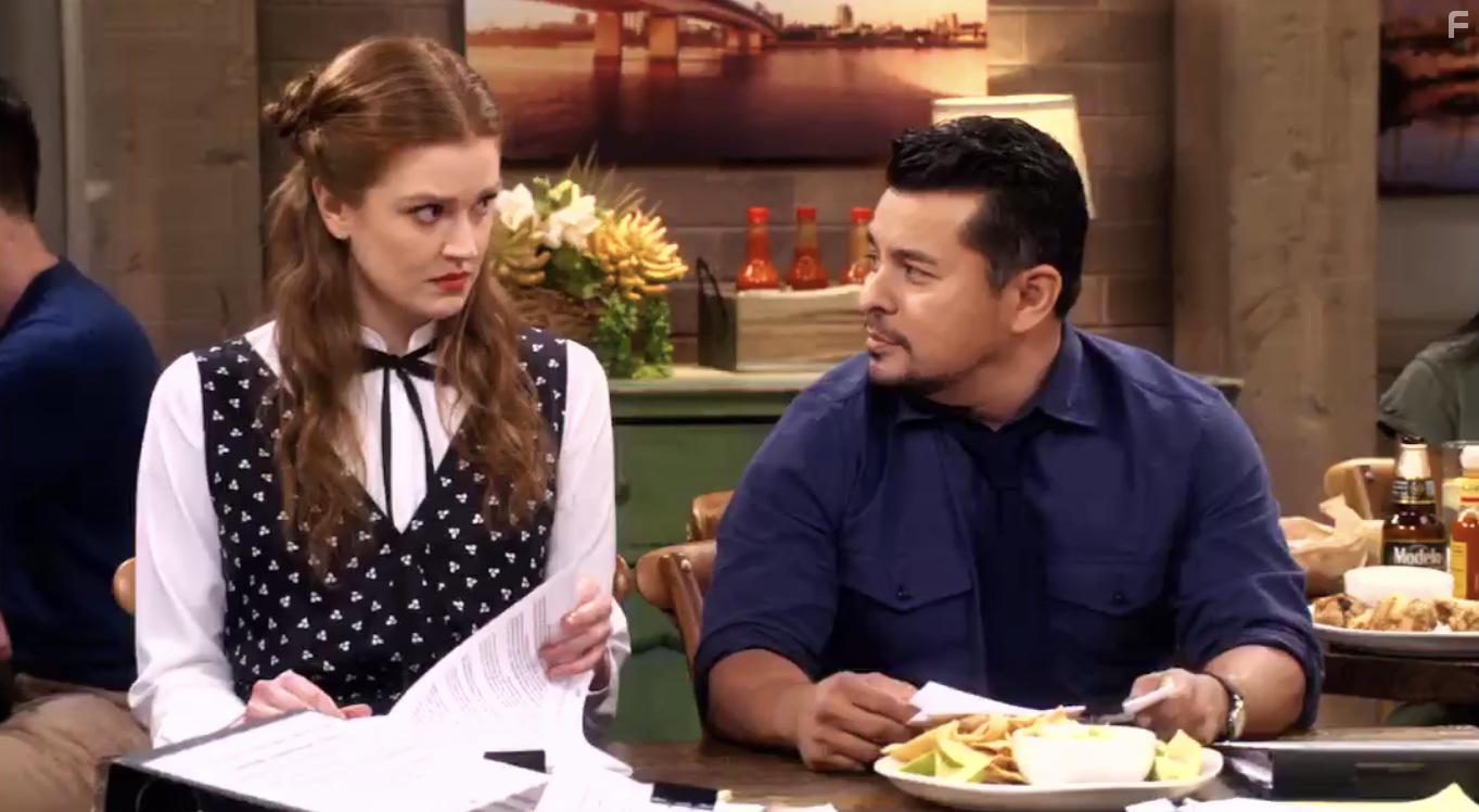 Jacob Vargas and Maggie Geha in Mr. Iglesias (2019)