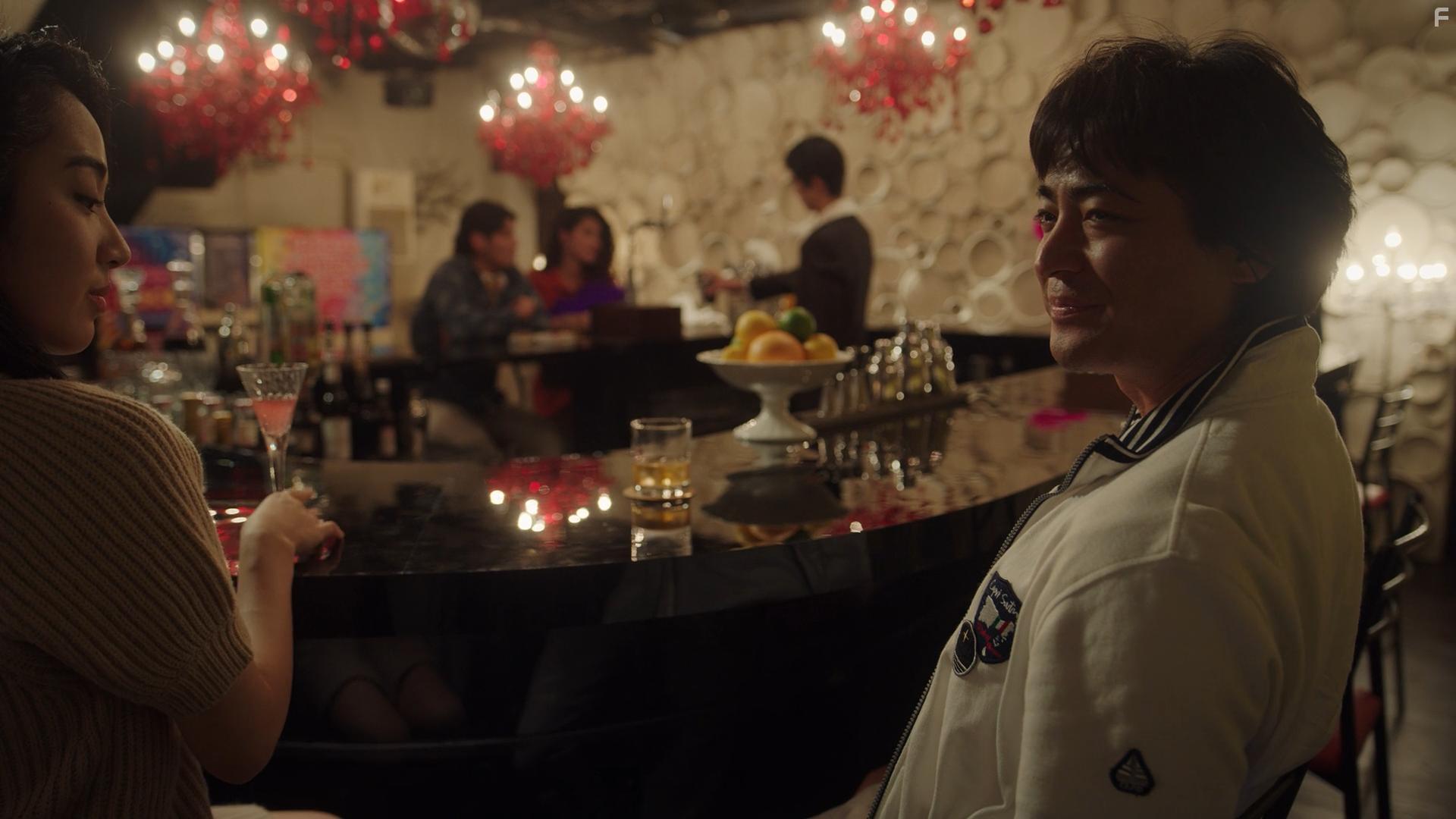 Takayuki Yamada and Misato Morita in Zenra kantoku (2019)