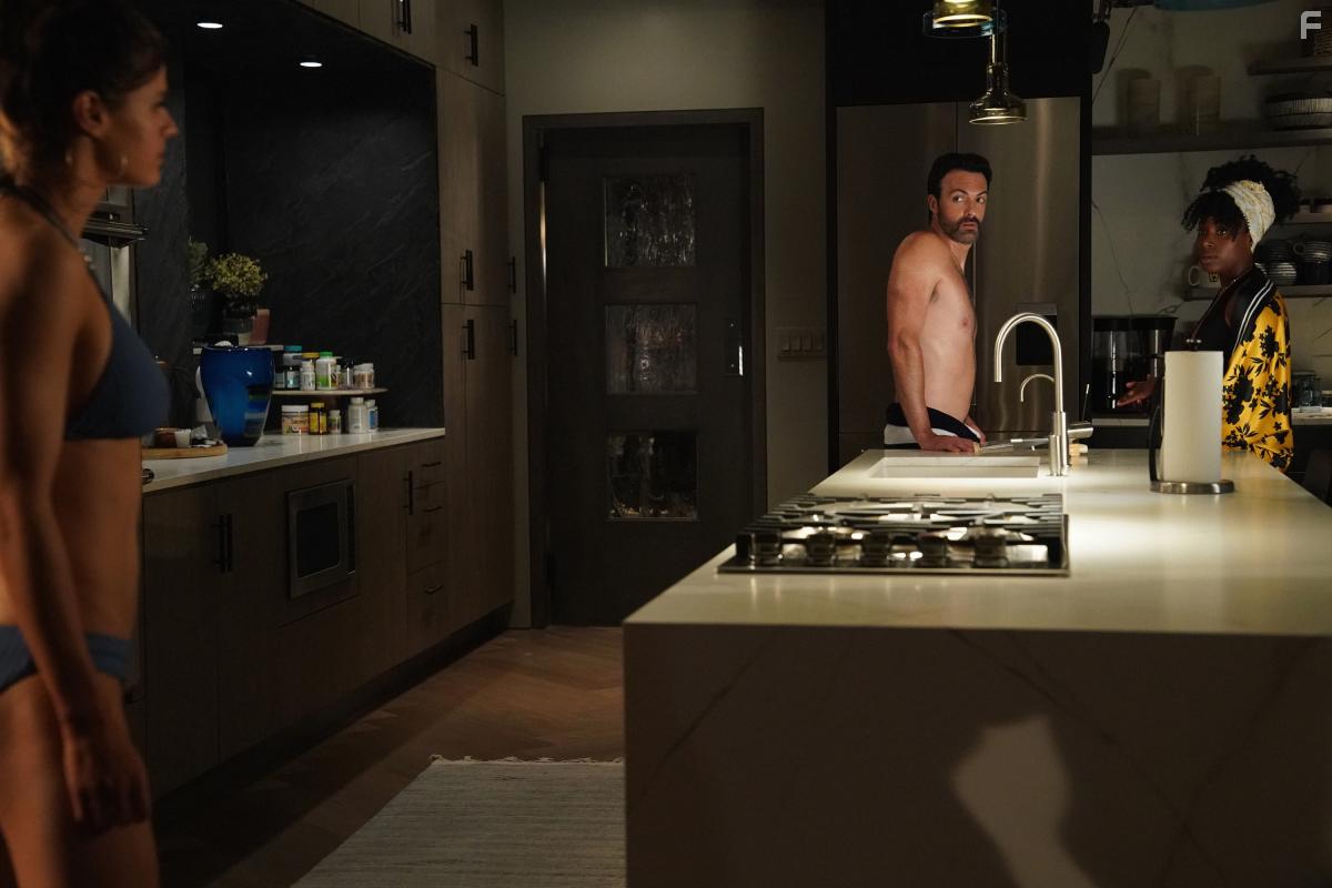 Reid Scott, Alexandra Daddario, and Kirby Howell-Baptiste in Why Women Kill: I'd Like to Kill Ya, But I Just Washed My Hair (2019)