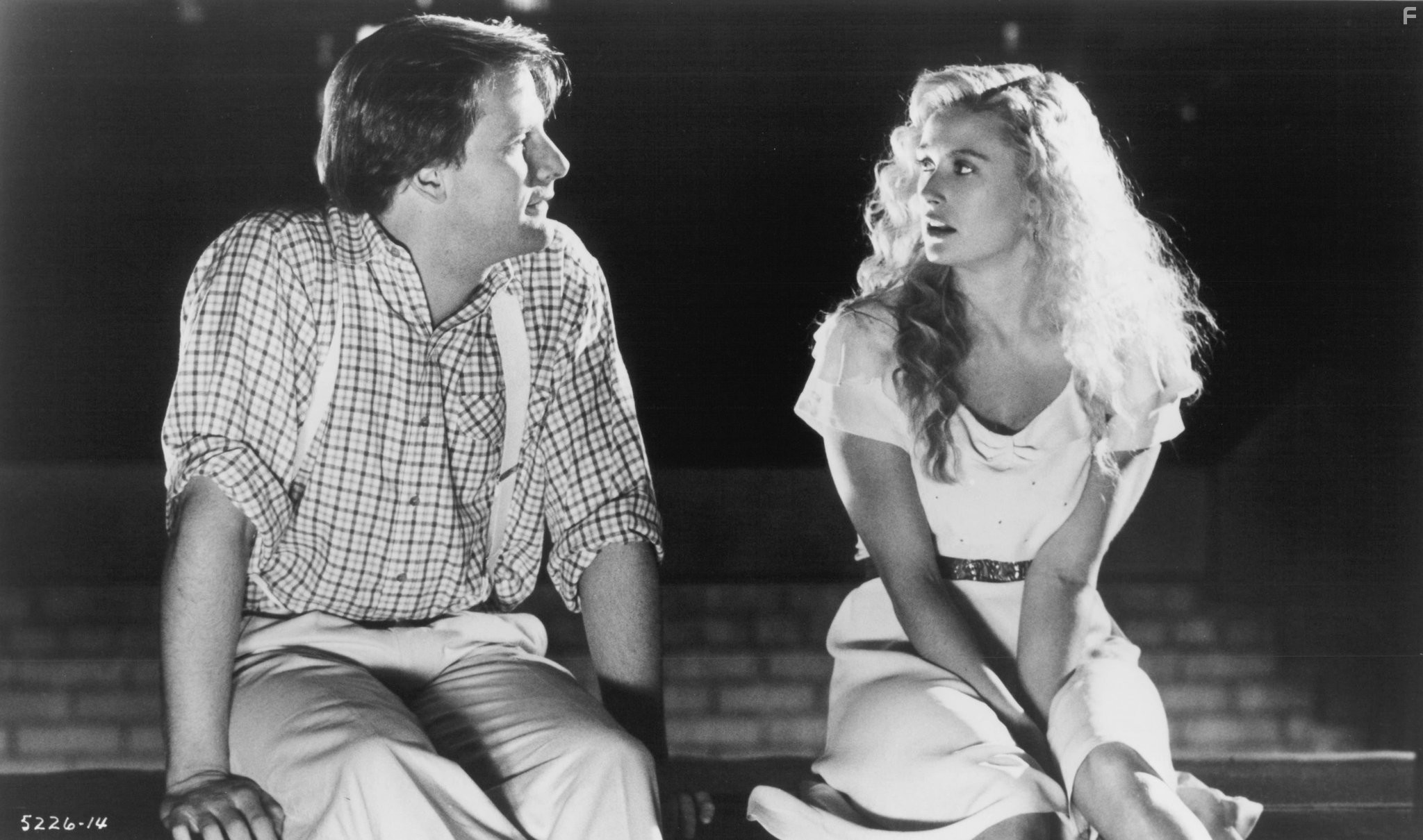 Demi Moore and Jeff Daniels in Жена мясника (1991)