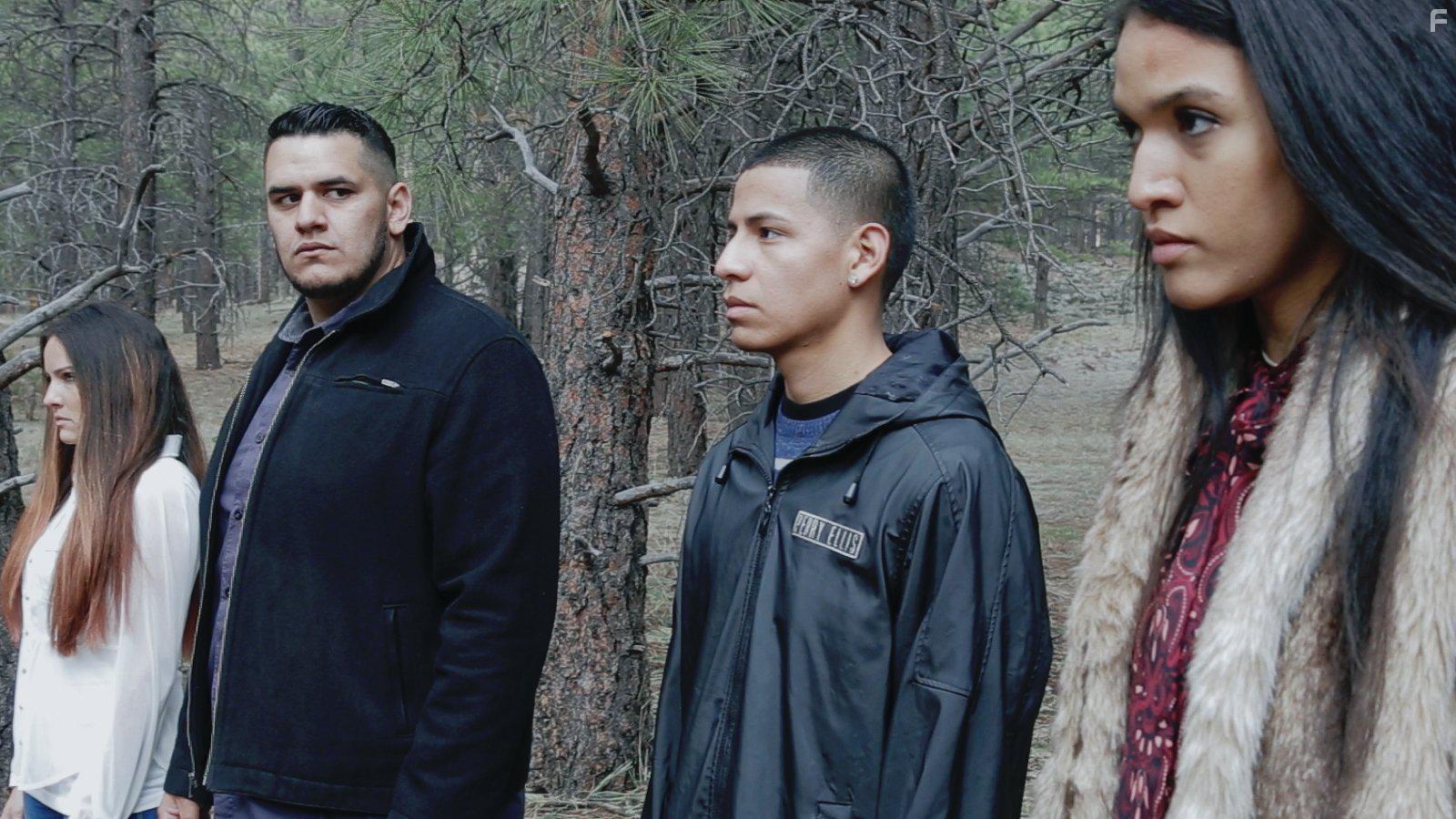 Michael Lopez, Fallon Franzen, Cash Evans, and Michael Espinoza in Silver Woods (2017)