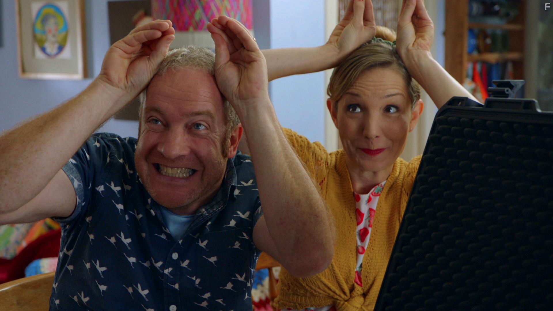 Grant Burgin and Elizabeth Bower in Secret Life of Boys (2015)