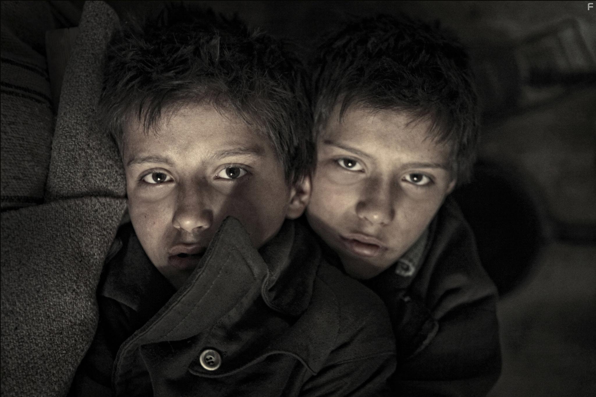 Lszl Gymnt and Andrs Gymnt in A nagy fzet (2013)