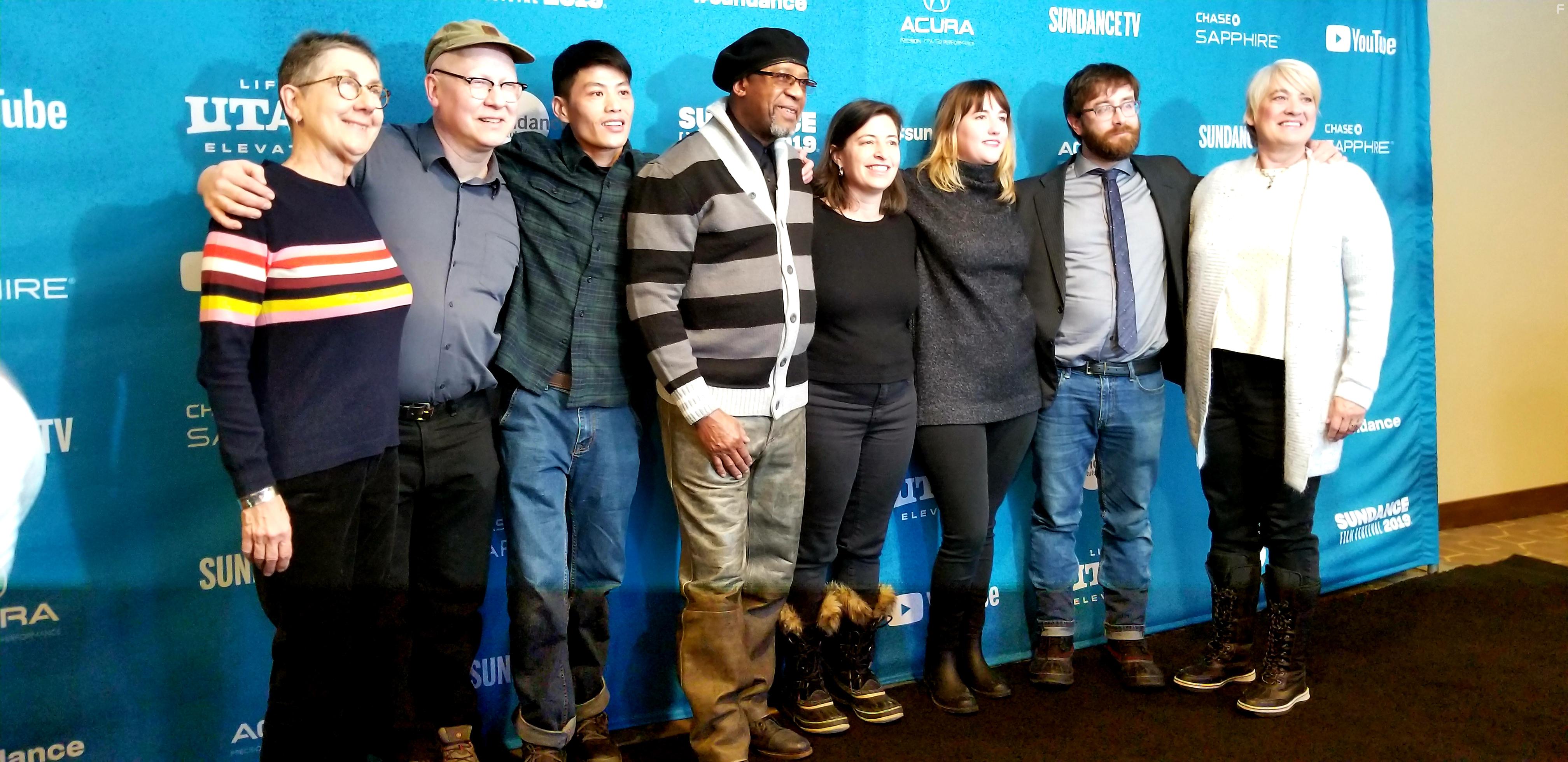 Steven Bognar, Julia Reichert, Robert Allen, Jill Lamantia, Wong He, Jeff Reichert, Julie Parker Benello, and Lindsay Utz in American Factory (2019)