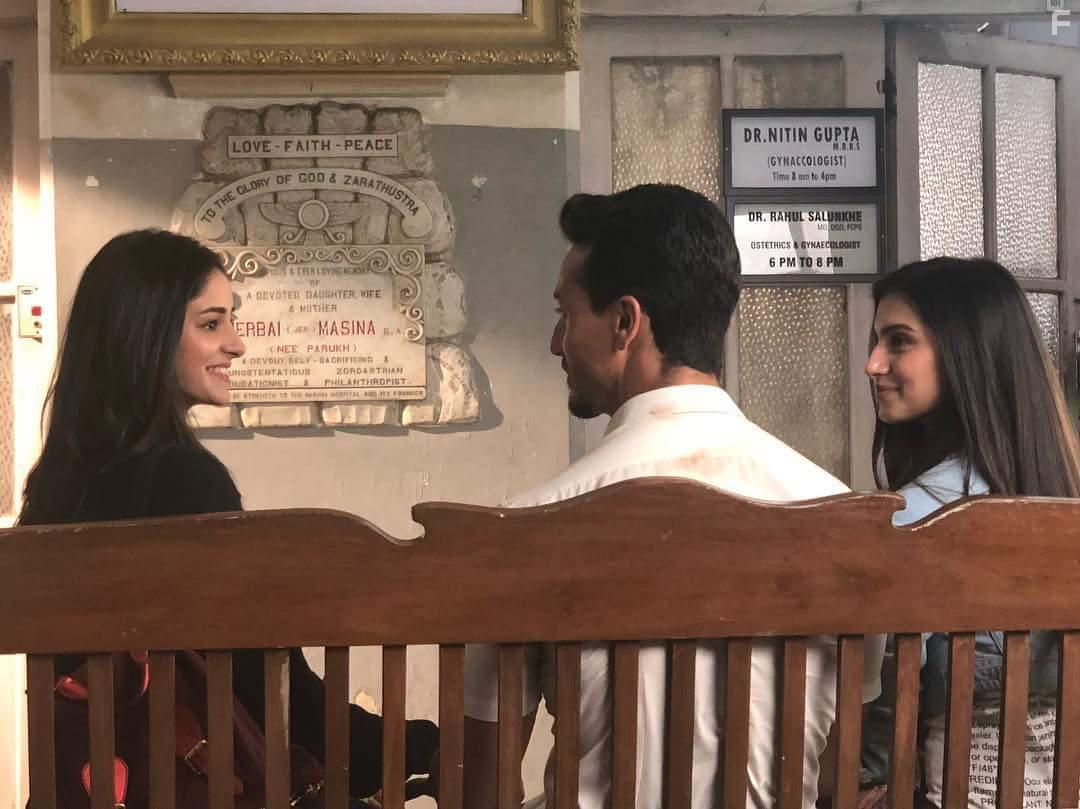 Tara Sutaria, Tiger Shroff, and Ananya Panday in Student of the Year 2 (2019)