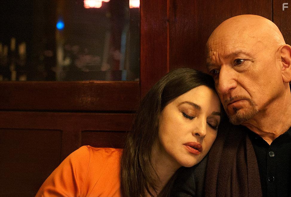 Monica Bellucci and Ben Kingsley in Spider in the Web (2019)