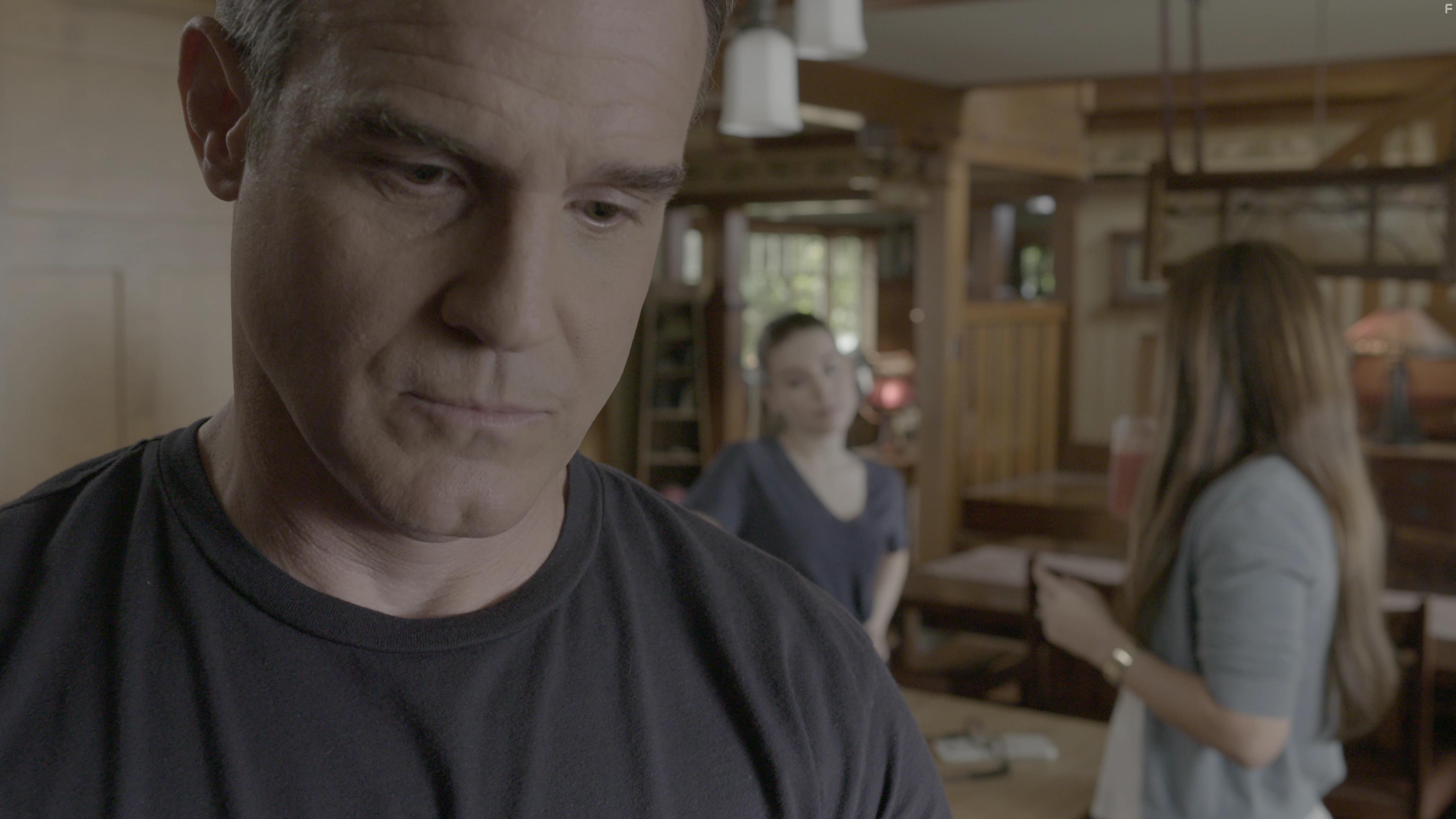 Eddie McClintock and Paris Smith in My Stepfather's Secret (2019)