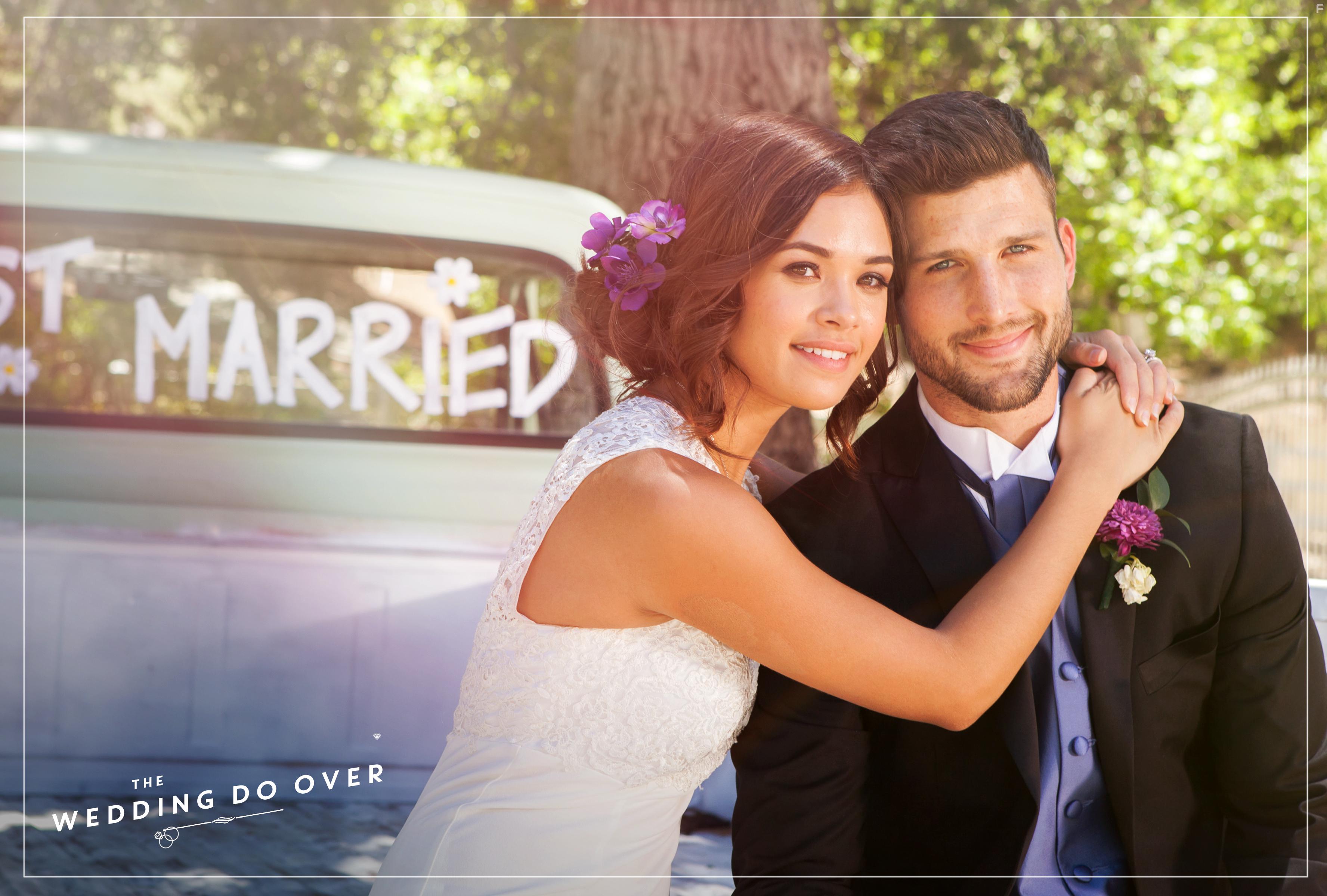 Nicole Gale Anderson and Parker Young in The Wedding Do Over (2018)