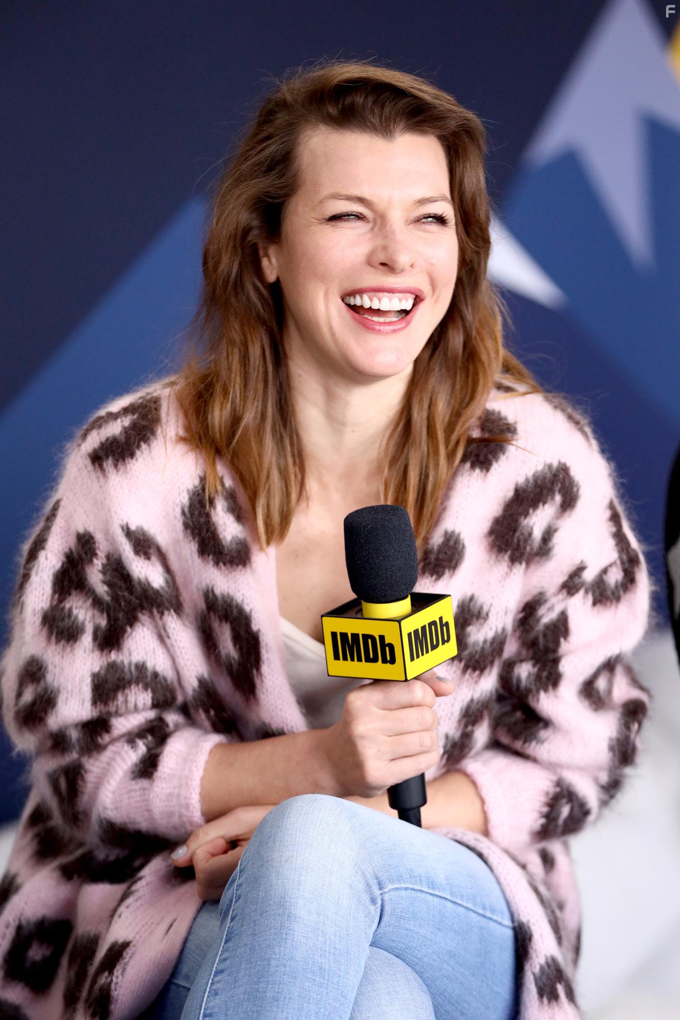 Milla Jovovich in The IMDb Studio at Sundance (2015)
