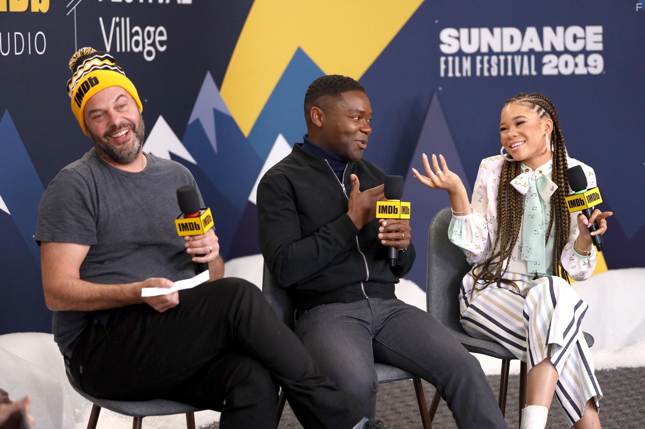 David Oyelowo, Jacob Estes, and Storm Reid at an event for The IMDb Studio at Sundance (2015)