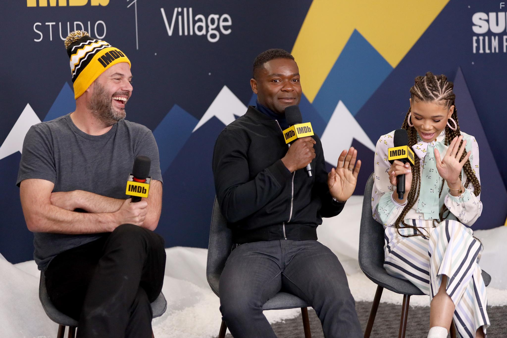 David Oyelowo, Jacob Estes, and Storm Reid at an event for The IMDb Studio at Sundance (2015)