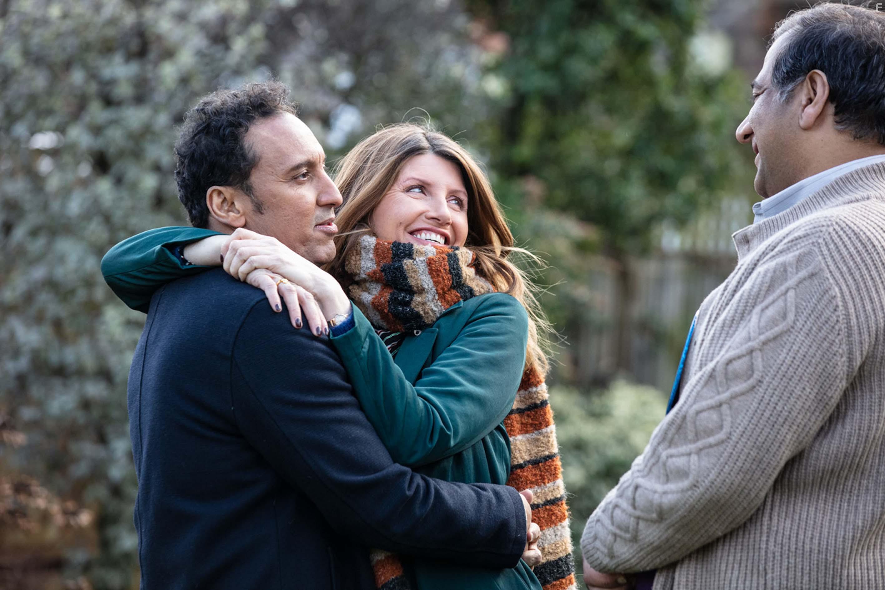 Aasif Mandvi, Jeff Mirza, and Sharon Horgan in This Way Up (2019)