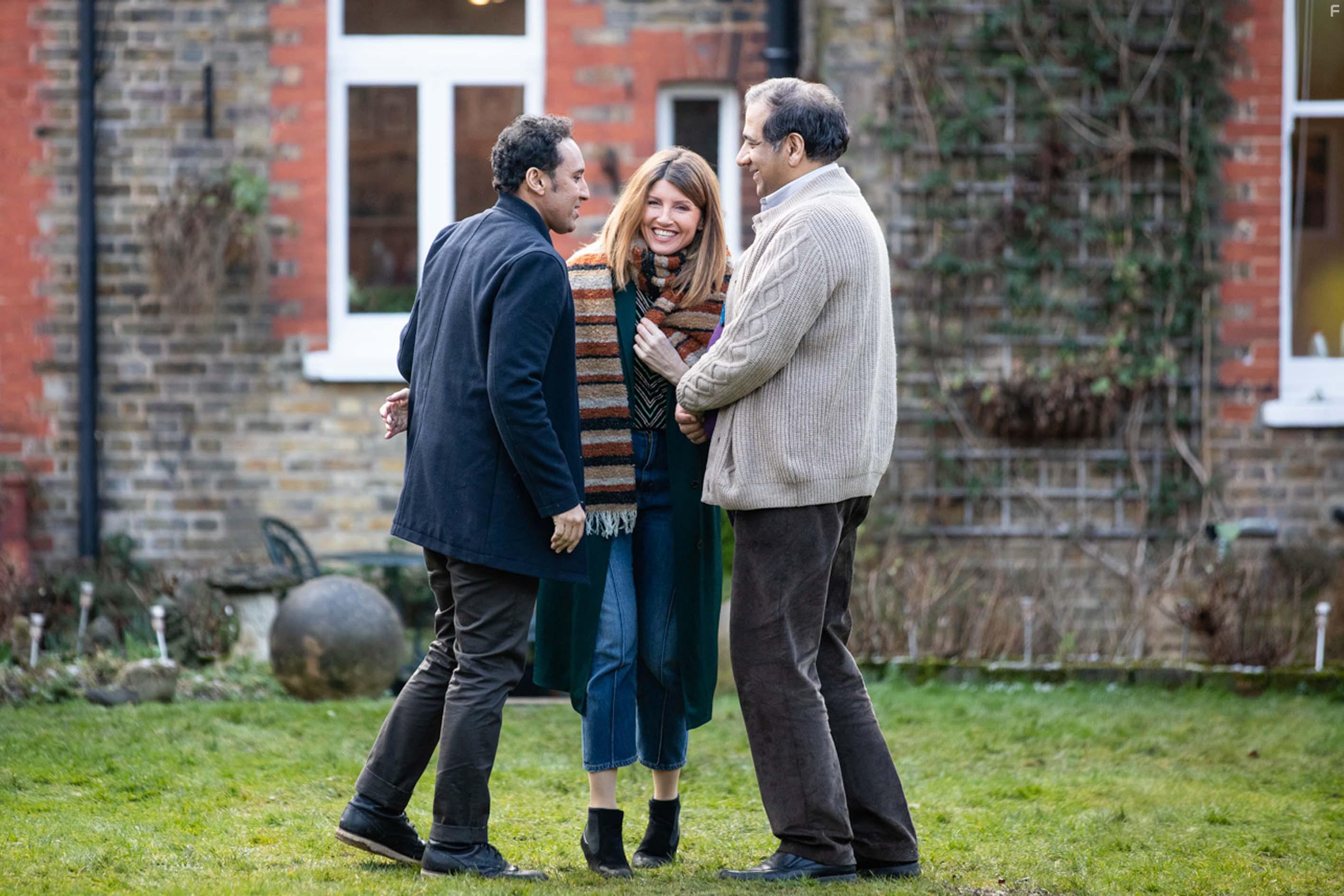 Aasif Mandvi, Jeff Mirza, and Sharon Horgan in This Way Up (2019)