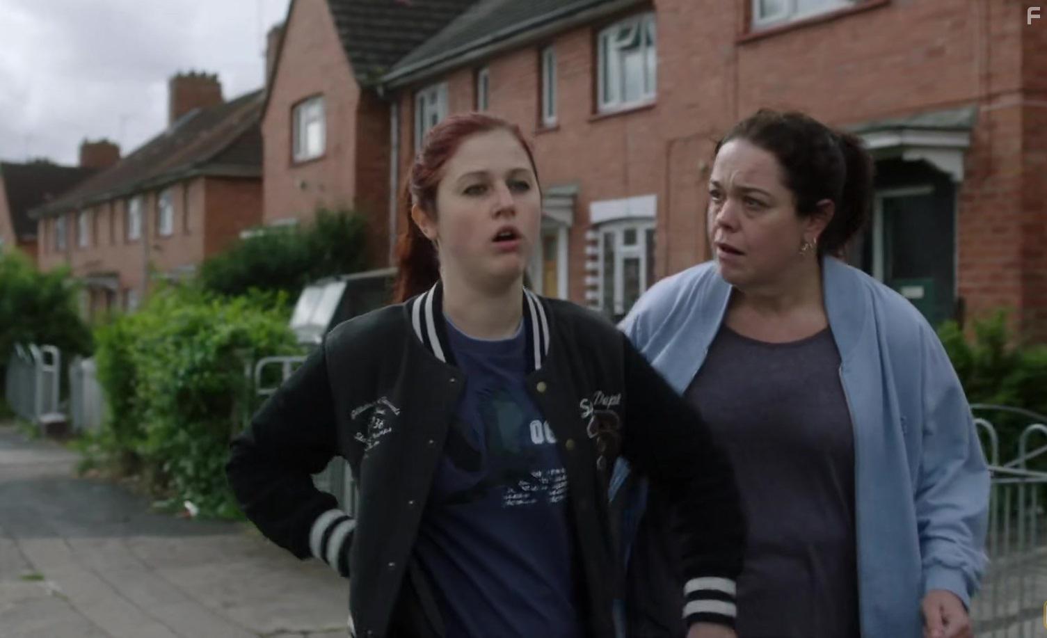 Lisa Riley and Ria Zmitrowicz in Three Girls (2017)