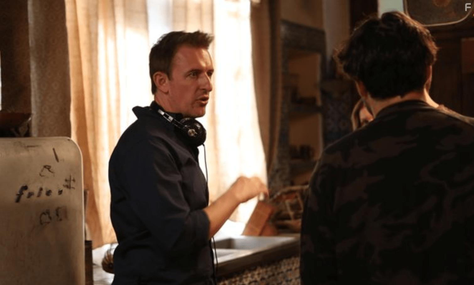 Writer/Director Tony West on the set of Deadtectives