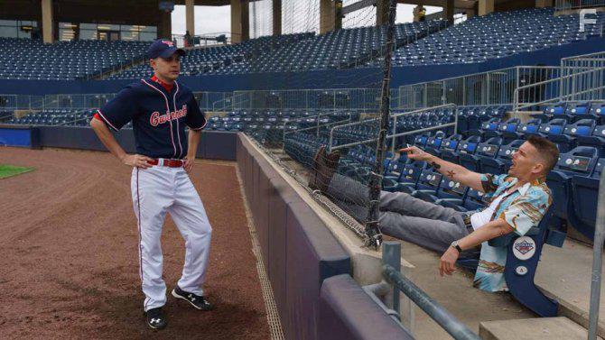 Ethan Hawke and Johnny Simmons in The Phenom (2016)