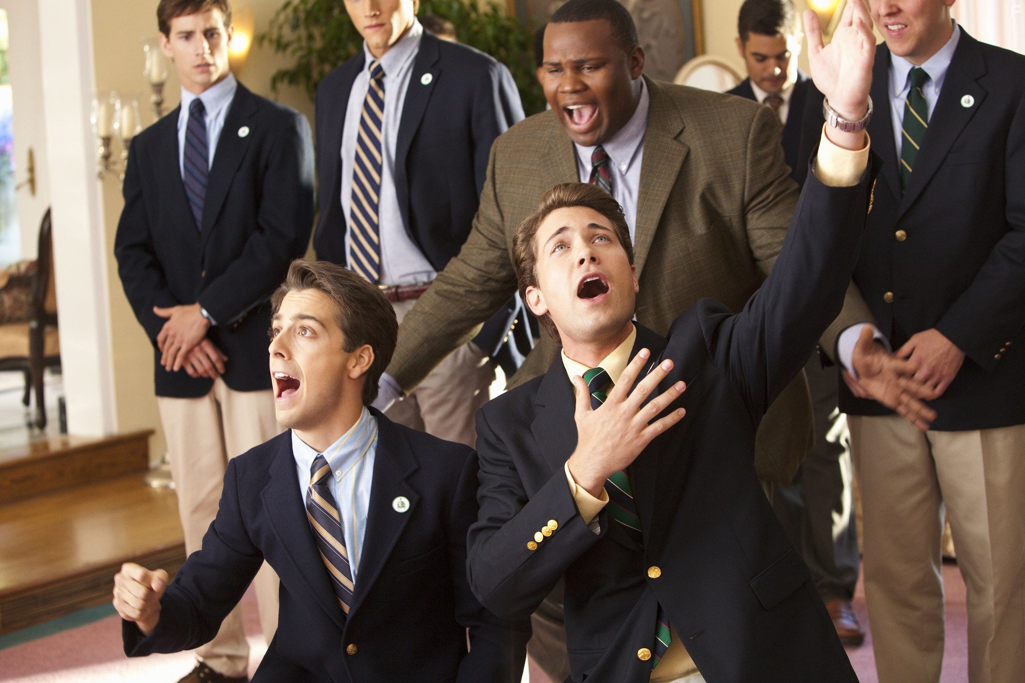 Drew Seeley, James Earl, Matt Bush, and Kelly Blatz in Блеск славы (2010)