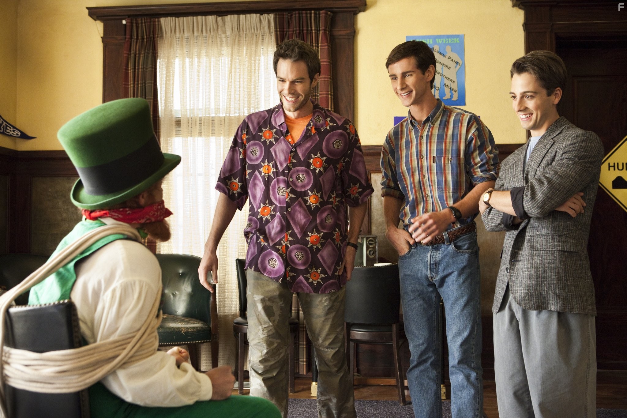 Callard Harris, Matt Bush, and Kelly Blatz in Блеск славы (2010)