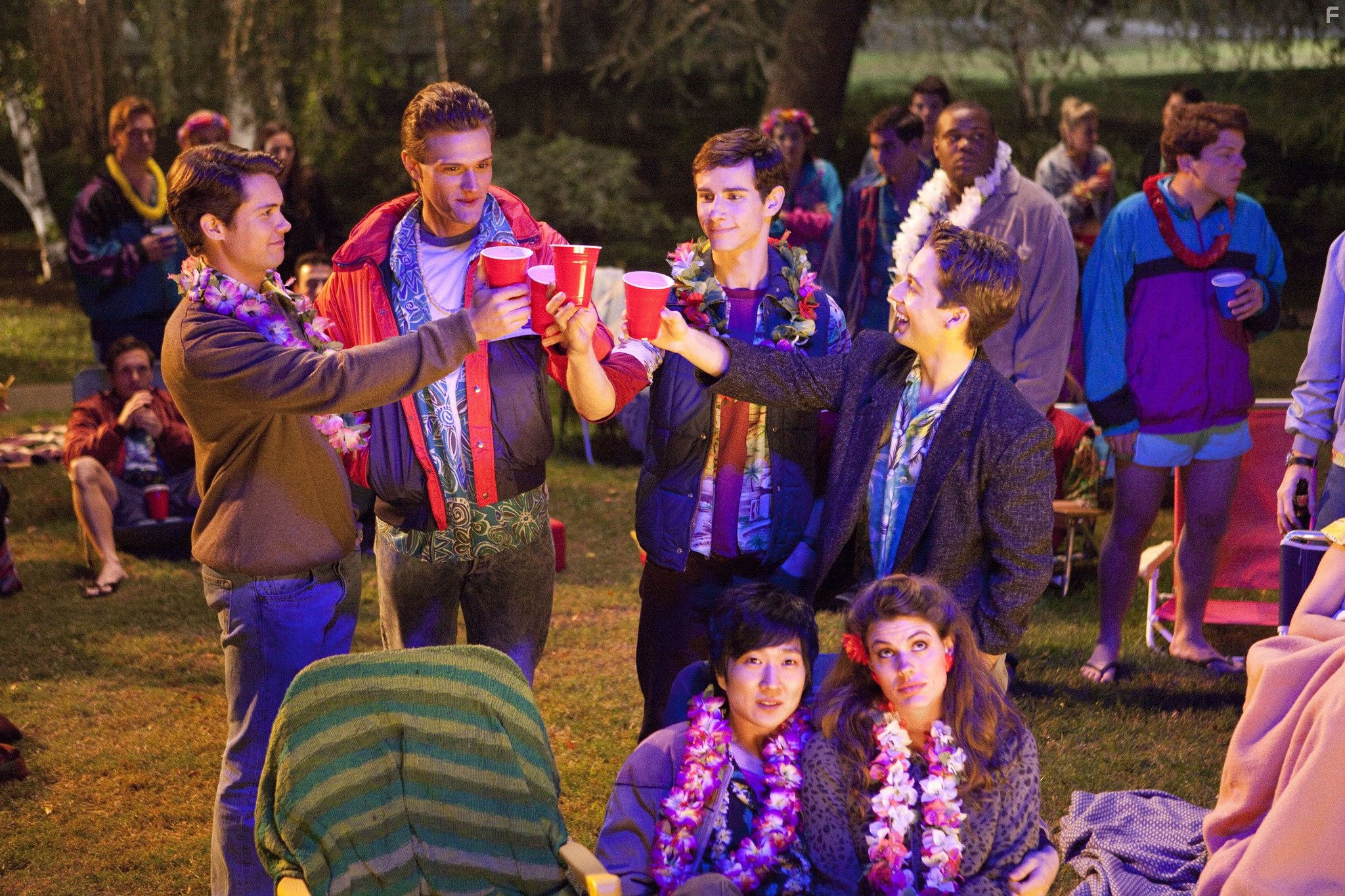 Drew Seeley, Matt Bush, Kelly Blatz, and Hartley Sawyer in Блеск славы (2010)