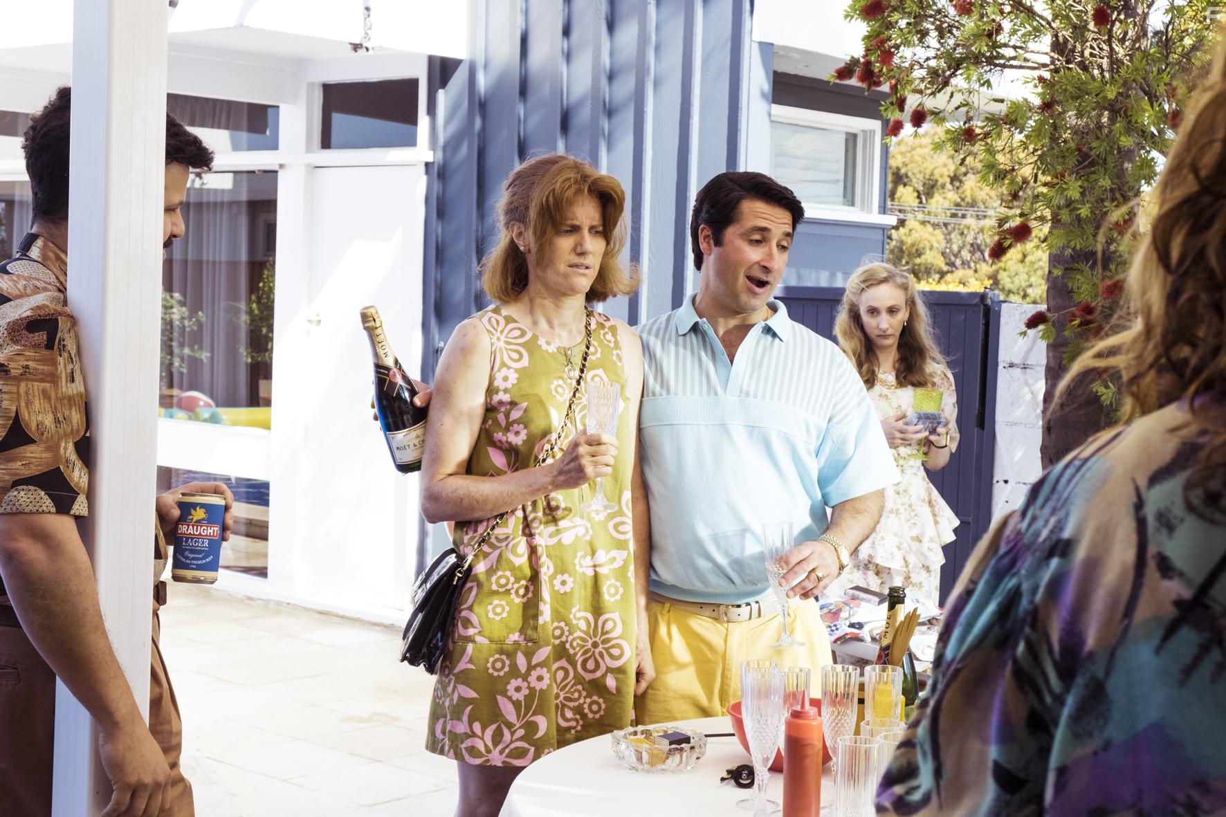 Sarah Kendall and George Houvardas in Frayed (2019)