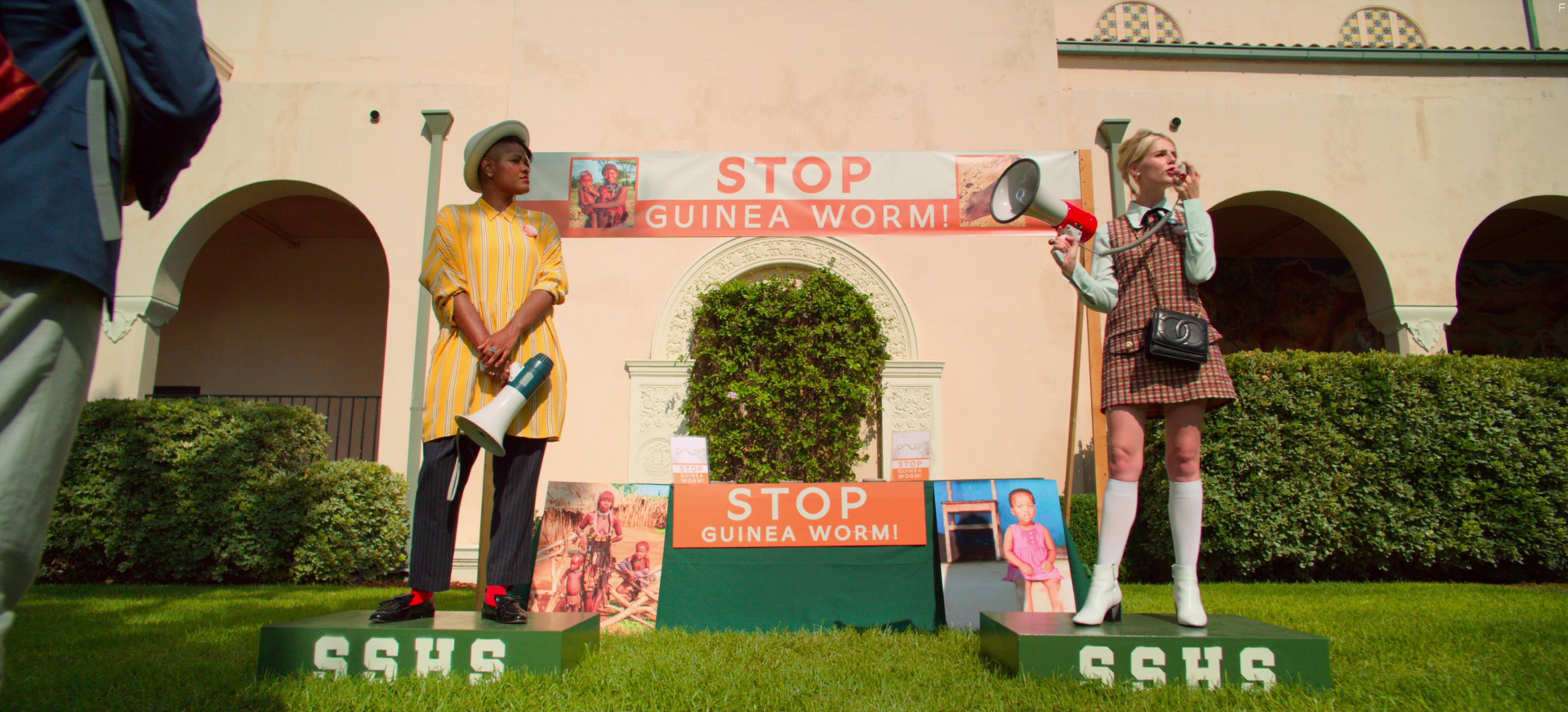 Lucy Boynton and Rahne Jones in The Politician (2019)